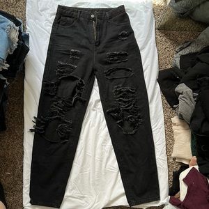 SHEIN size small mom jeans